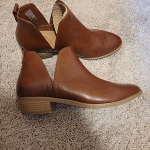 😍 Women Universal Thread dark cognac boots